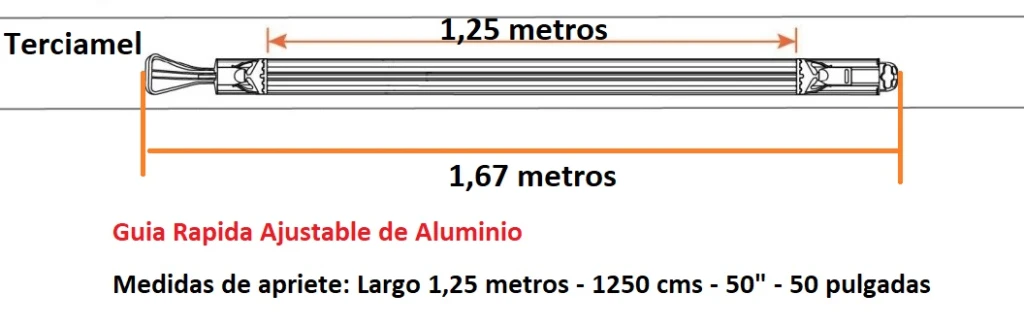 Guia rapida ajustable TERCIAMEL